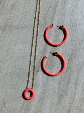 Dean Davidson enamel ring necklace and earrings